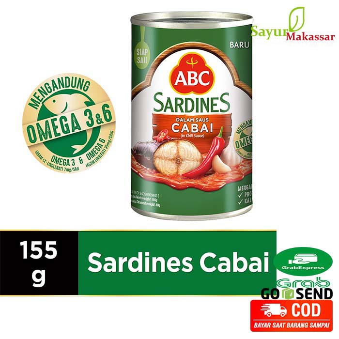 

Sarden ABC Saus Cabai 155 g