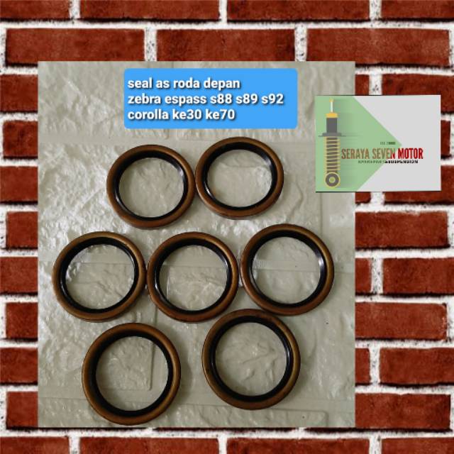 Oil seal as roda depan zebra espass corolla