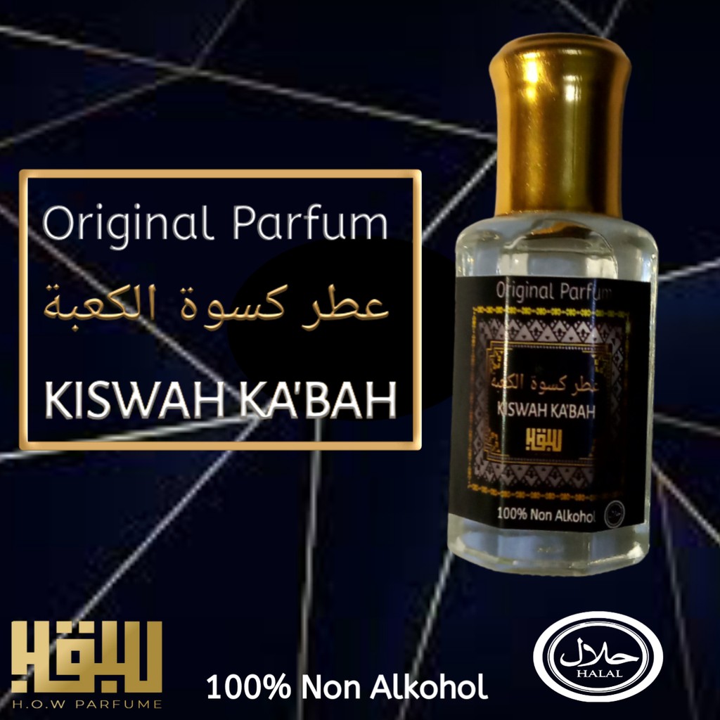 PARFUM ARAB ORIGINAL KISWAH KABAH PALING LARIS MINYAK WANGI KISWAH KA'BAH 12ML 100%NON ALKOHOL