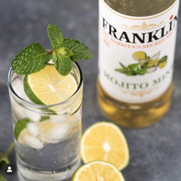 

SIRUP- FRANKLIN PREMIUM SIMPLE SYRUP MOJITO MINT- SIRUP PENCAMPUR MINUMAN -SIRUP.
