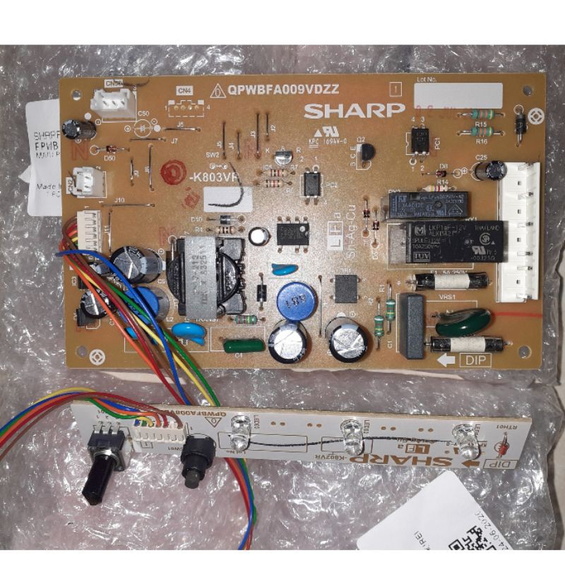 Modul pcb KULKAS SHARP SJ 420 SJ 450 SJD18 BIG KIREI PLASMA CLUSTER ORIGINAL