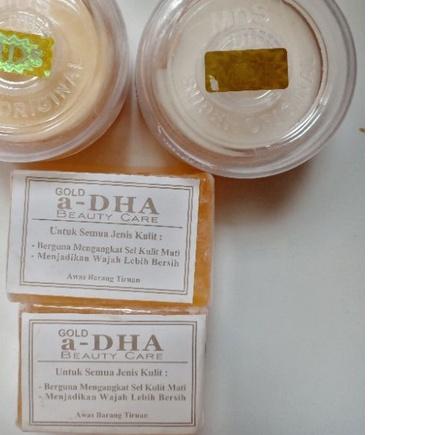 CREAM ADHA GOLD EMBOS MDS SUPER ORIGINAL BERHOLOGRAM SABUN 2