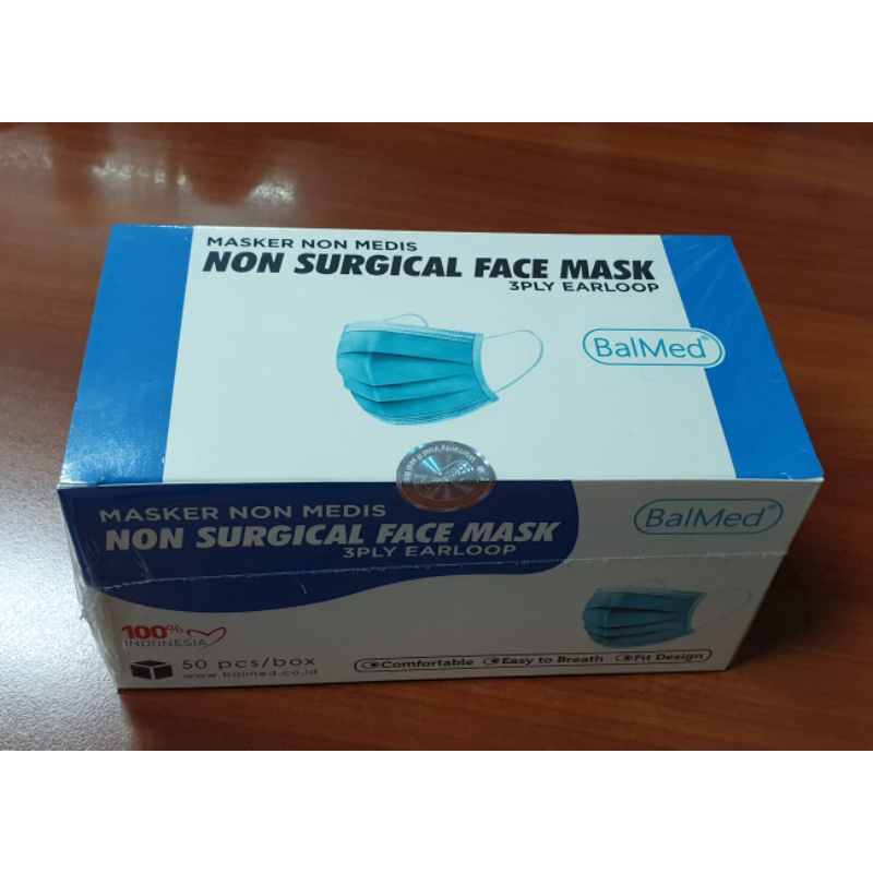 Masker BalMed Non Medis ( 3-PLY EARLOOP )