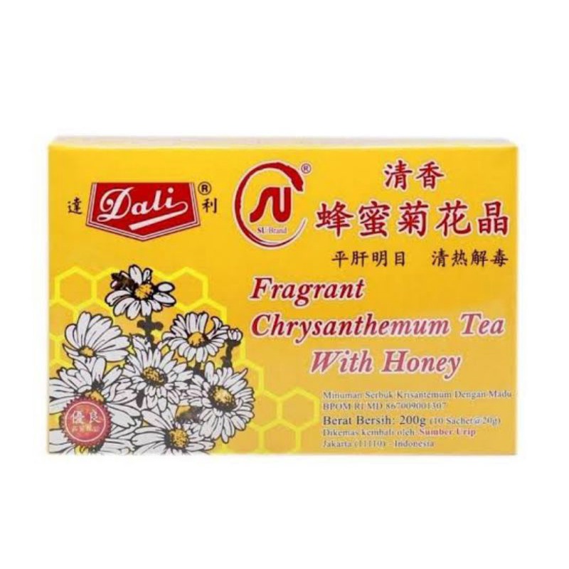

teh crysanthemum crystal/with honey/lemon instant 200 gr/dali krisantemum/teh kembang