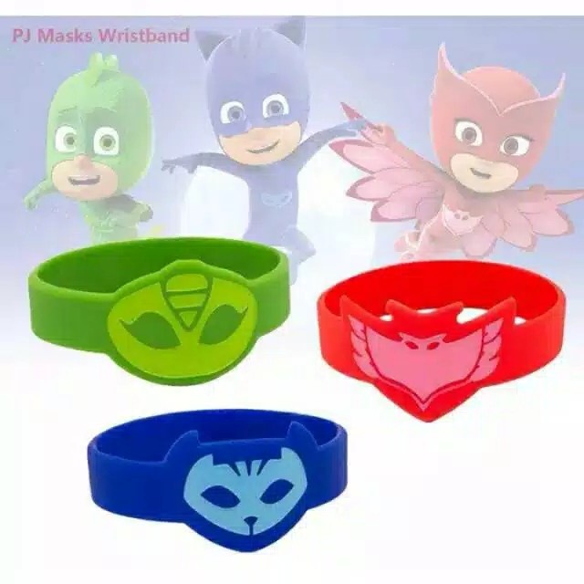 Gelang Superhero PJ Mask Catboy Owlette Gekko PJ Masks super hero