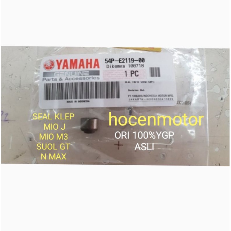 SEAL SIL KLEP MIO J / MIO M3 /SUOL GT / NAX 54P-E-2119-00 ORI 100% YGP