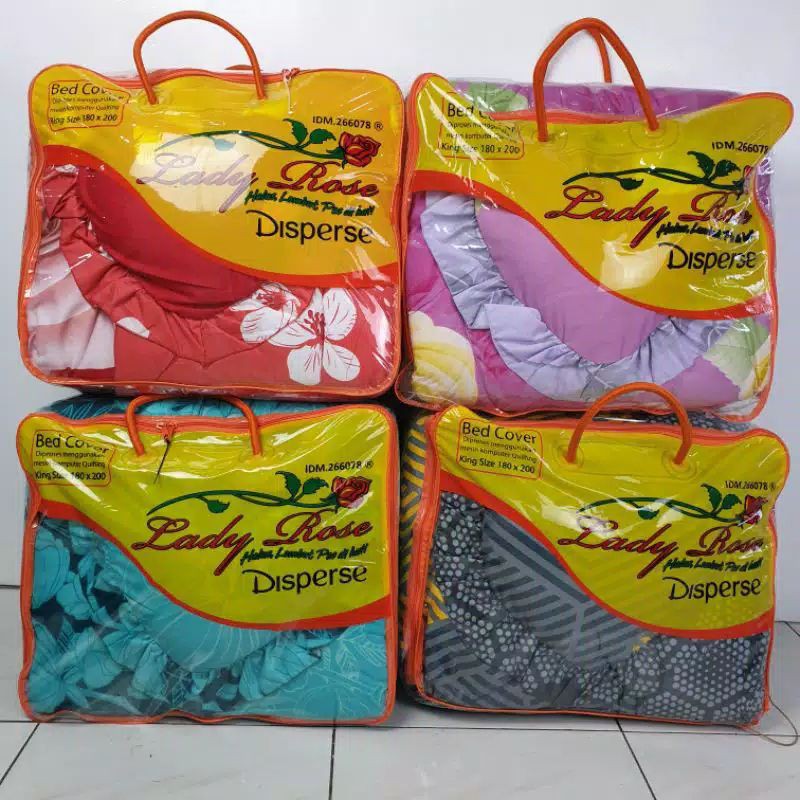 BED COVER LADY ROSE 180x200