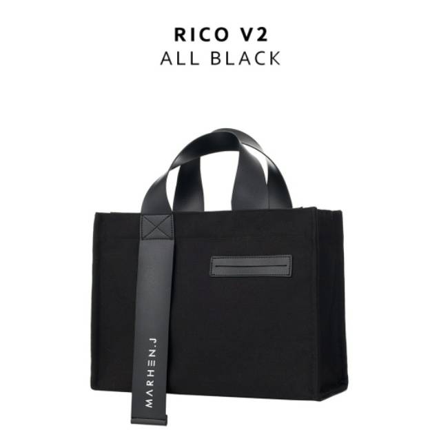[READY] MARHEN J RICO BAG V2 #ALL BLACK / 100 % ORIGINAL