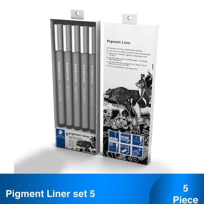 

Staedtler Pigment Liner - Set Pulpen Hitam