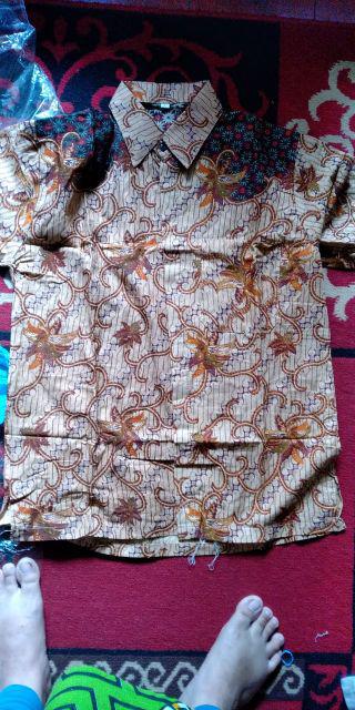 Kemeja Hem Batik Terviral Top 1 Di Shopee Original No Kw Ready Seragam Harga Grosir