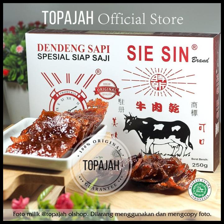 

Dendeng sapi matang SIE SIN 250gr HALAL.