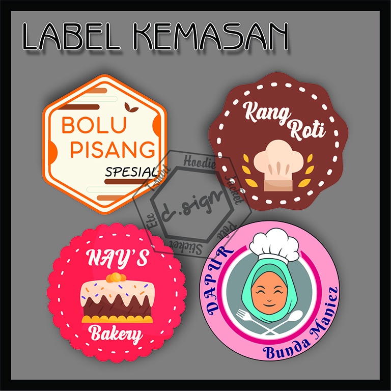 

Sticker Label Kemasan/Komunitas/Sign Lembaran A3+ Tinta anti luntur