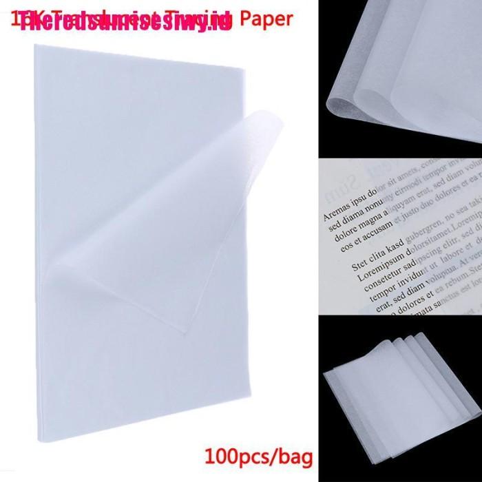 

Paper | 100Pcs Tracing Paper Translucent Craft Copying 04