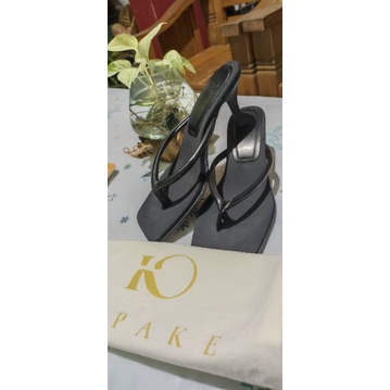 Black Strap High heels kepake official by keanu ORI 100%