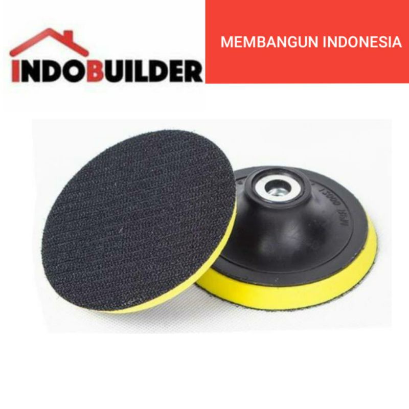TORA TATAKAN AMPLAS VELCRO 3 INCH ISI 2 PCS PER PACK / VELCRO PAD 4 INCH