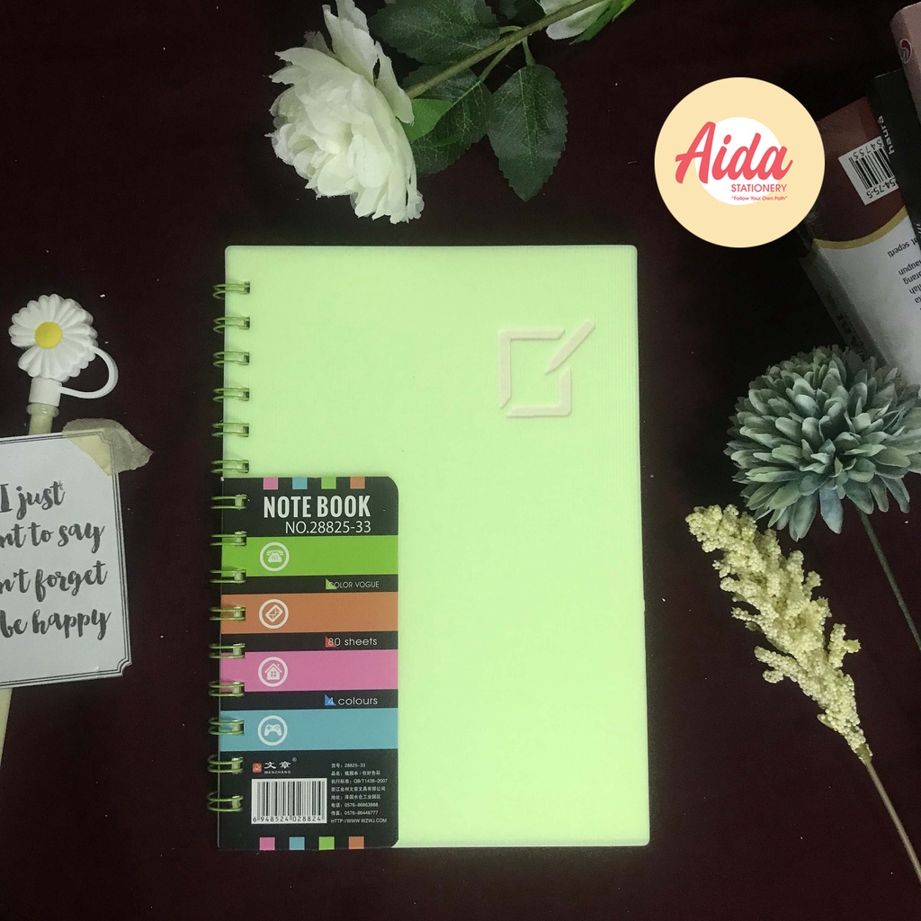 

Notebook Cover Green Simple Murah