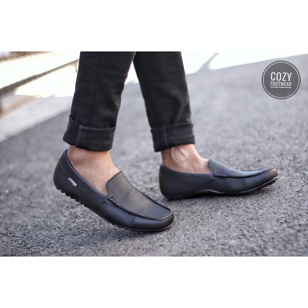 CERIS x BERLYN - SepatuFormal Pantofel pria Resmi Formal Hitam Brown Casual Kantor Kuliah Pesta Kondangan Gereja Kerja PNS Guru Kulit Syntetic CZ7001