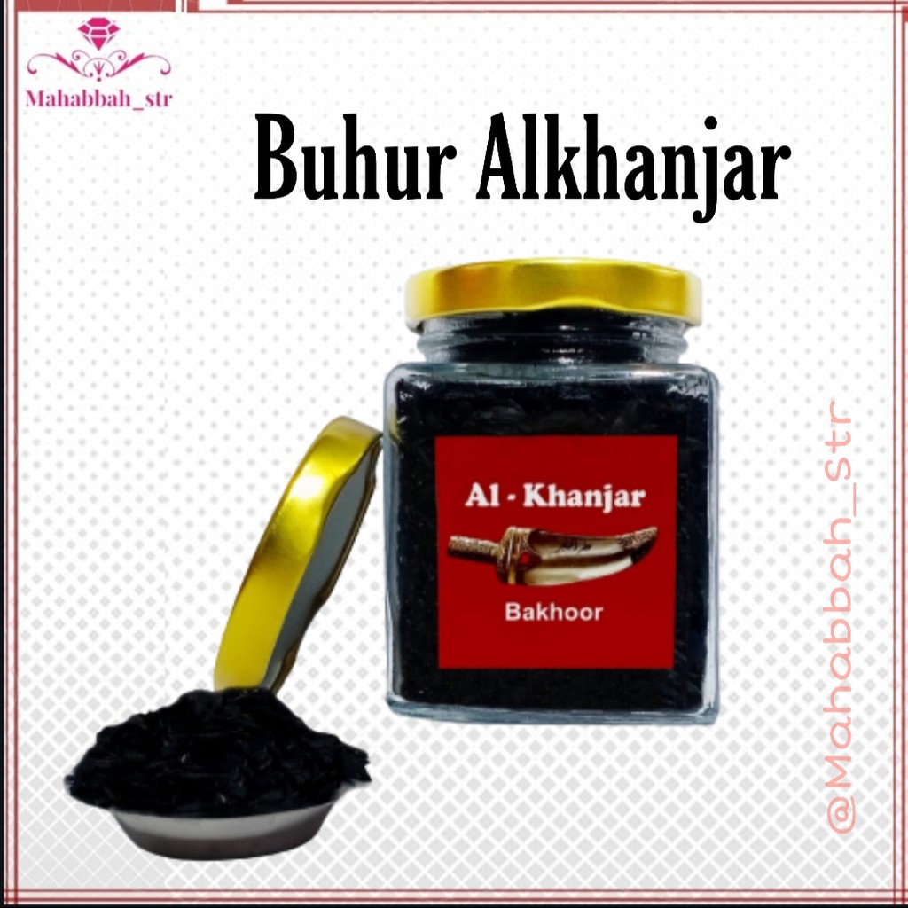 Buhur Alkhanjar  Dupa Arab Pengharum Ruangan