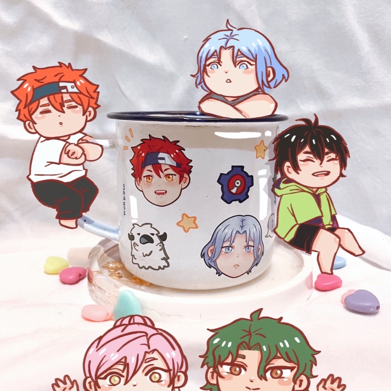 sk8 the infinity enamel mug