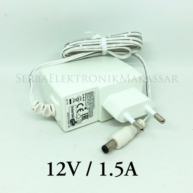 Adaptor Switching 12Volt - 1.5Ampere Putih Positif Dalam