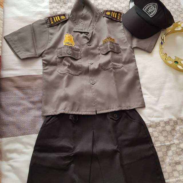 Kostum polisi anak preloved