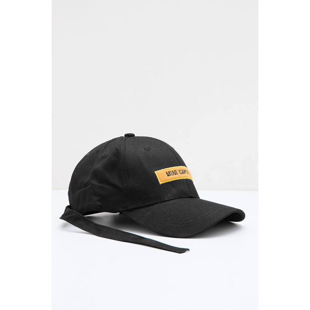 Topi Berrybenka Label Original - Men Mini Capsule Cap Black