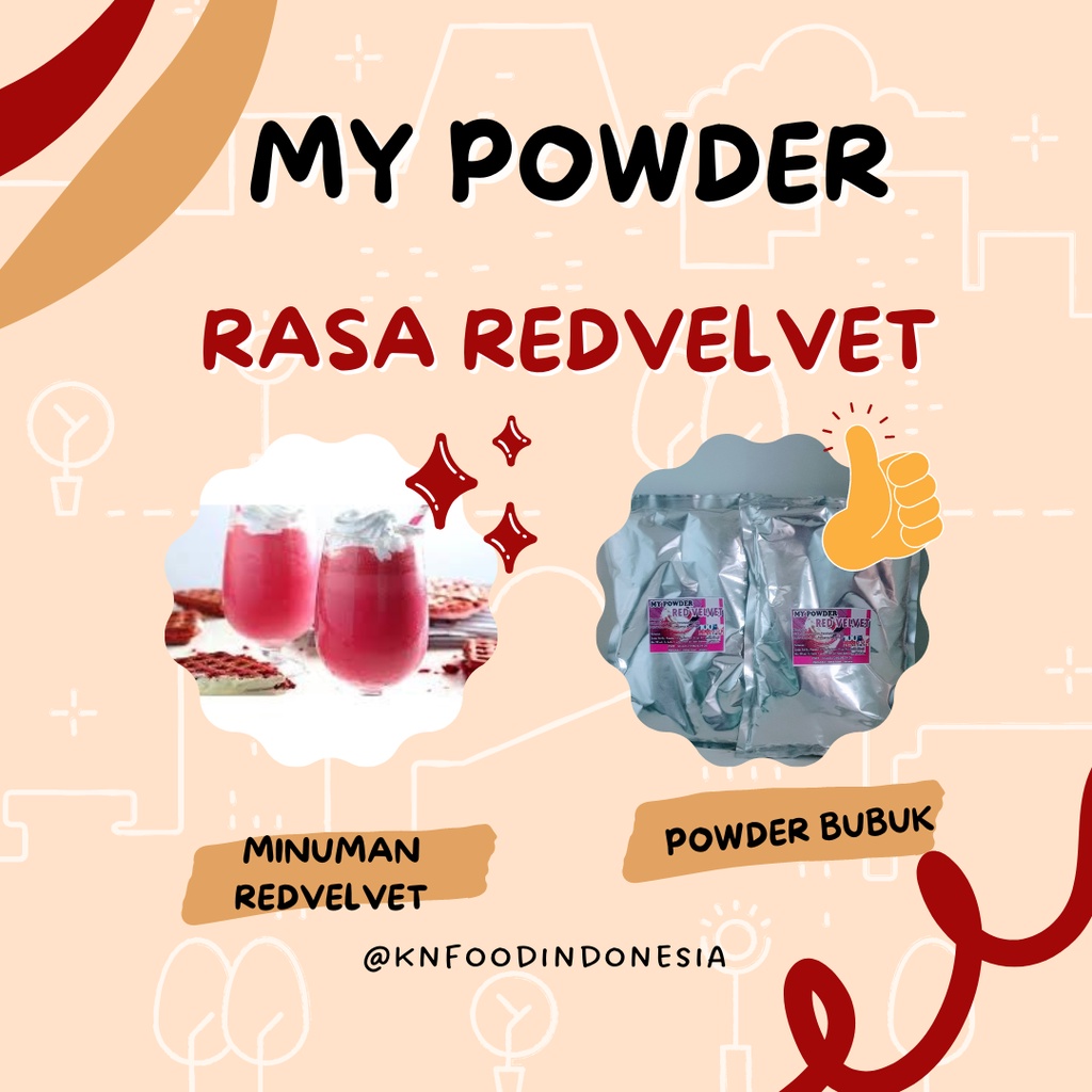 

Red Velvet Powder 1 Kg / Bubuk Red Velvet 1 Kg / Redvelvet 1000 gram / Bubuk Minuman Red Velvet 1 Kg