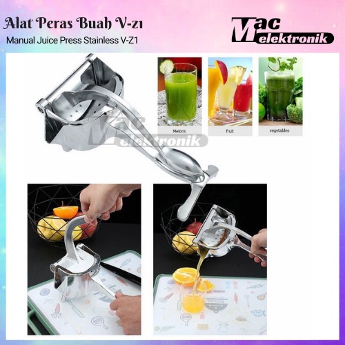 Alat Peras Jeruk Stainless Steel / Lemon Juicer Orange Extractor Squeezer Perasan Press Nipis Buah