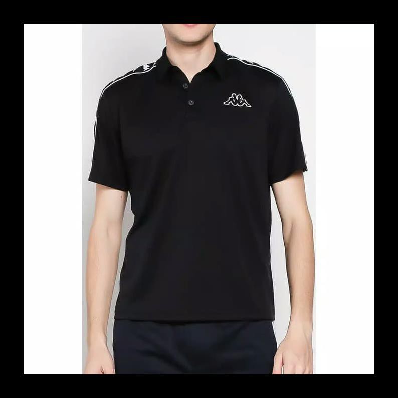 STOK BARU KAPPA SIGMA BANDA POLO SHIRT 2PC BLACK & WHITE - HITAM, S KAOS POLO LAKI-LAKI PALING MURAH