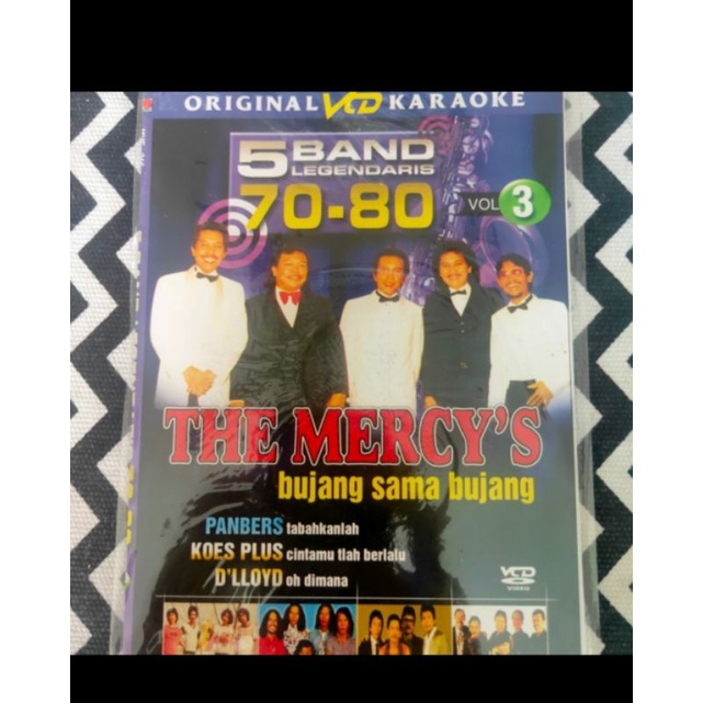 VCD KARAOKE ORIGINAL 5 BAND LEGENDARIS 70-80 VOL.3