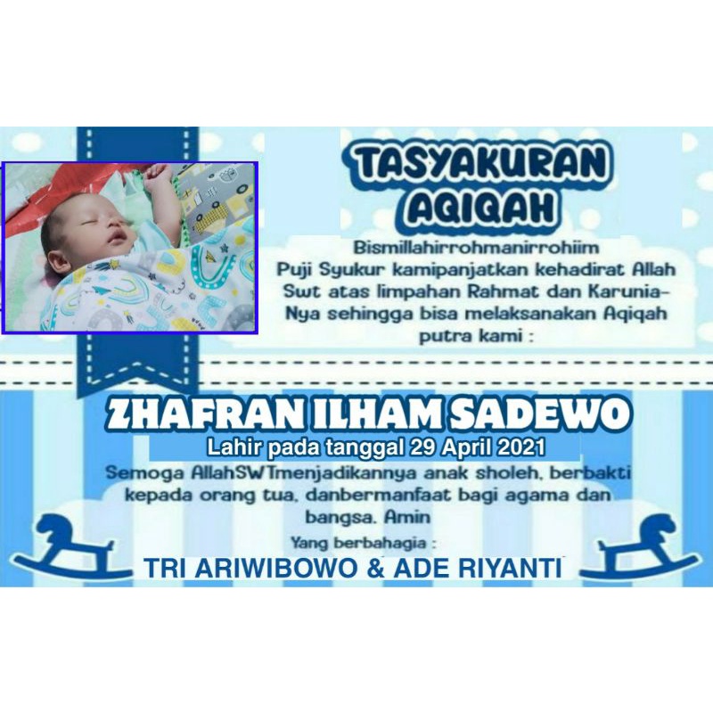 

STICKER TASYAKURAN AQIQAH ANAK CWO
