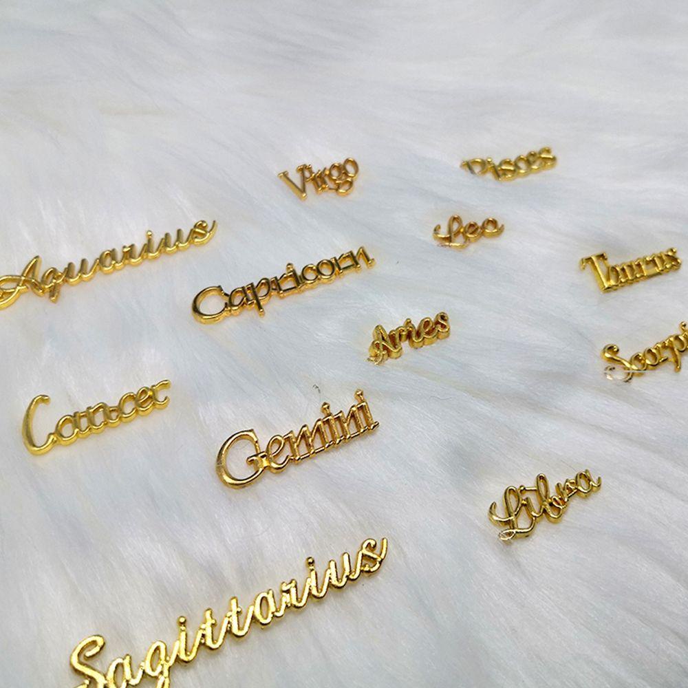 Mxbeauty Stiker Kuku 3D Motif Rasi Bintang Aksen Berlian Imitasi Untuk Aksesoris Nail Art / Manicure DIY