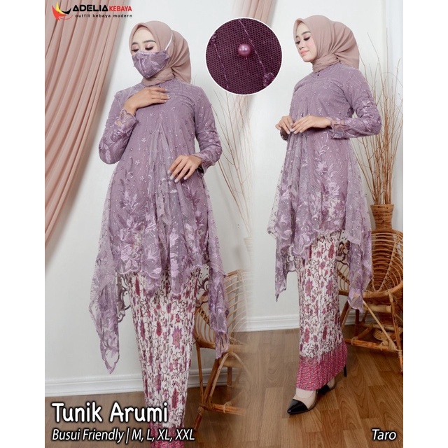 Setelan kebaya tulle mutiara busui friendly | Kebaya favorite | Kebaya modern brukat | kebaya outfit