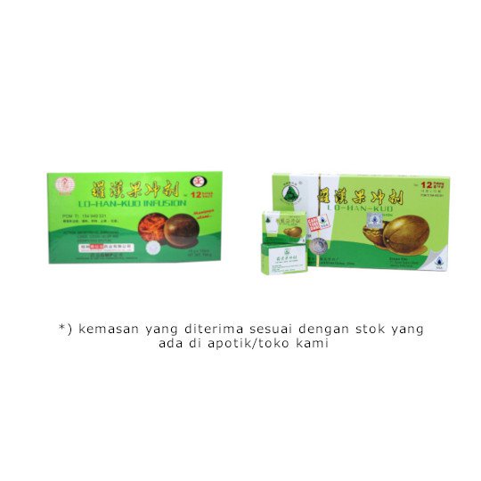 

LO HAN KUO INFUSION / LUO HAN GUO KOTAK / LOHANKUO / OBAT SERAK BATUK/ PANAS DALAM