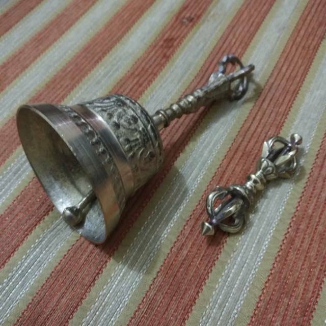 

Dorje Vajra Meditation Bel Bell Lonceng Meditasi Nepal Handcrafted