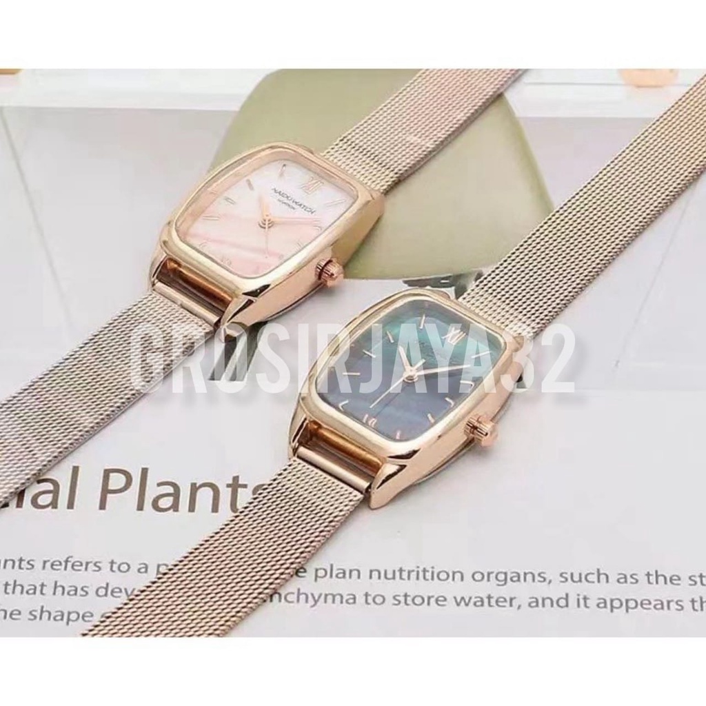 Jam Tangan Wanita ELIZA Strap Rantai Pasir Analog Quartz Korean Import GROSIRJAYA32