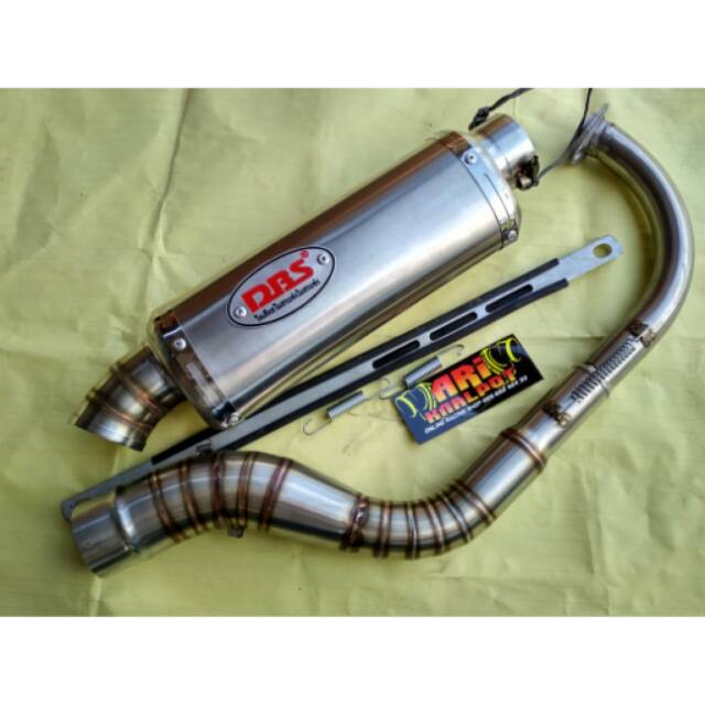 KNALPOT DBS.KNALPOT RACING DBS . KNALPOT STENLIS MIO VARIO BEAT SCOOPY MIO J. dll SEMUA MATIC READY