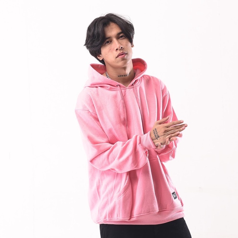 Mcvois Sweater Hoodie Polos Pink Baby Pria Wanita Premium