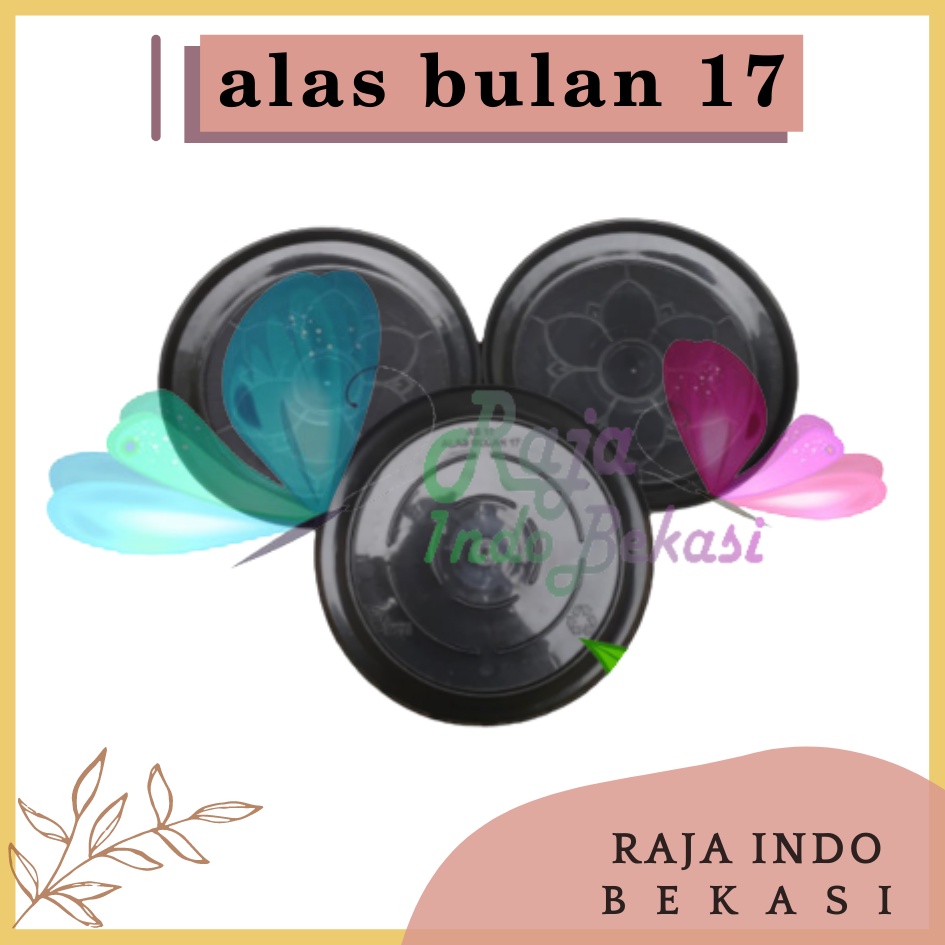 Tatakan Polos Alas Bulan 17 Hitam By Garden Of Love Untuk Pot Tawon 18 21 Putih Pot Pirus Tawon