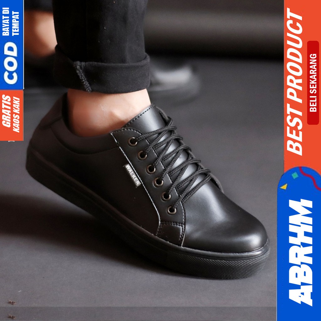 ABRHM X CHAHIL Sepatu Casual Sneakers Pria Sneaker Cowok Casual Terbaru Keren Kulit PU Ori Keren Sepatu Kasual Kerja Kuliah Gaya Santai Keren Kekinian Original Murah Terlaris