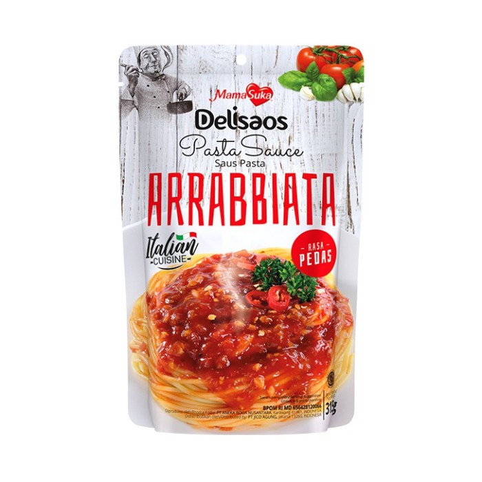 

Mamasuka Delisaos Pasta Sauce Arrabbiata 315Gr