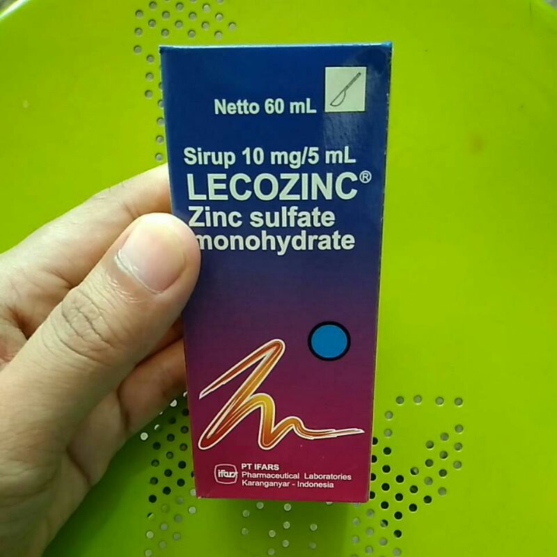 LecoZinc sirup 60 mL (Obat Diare,Mules,Mencret,Sakit Perut) Pada Bayi dan Anak