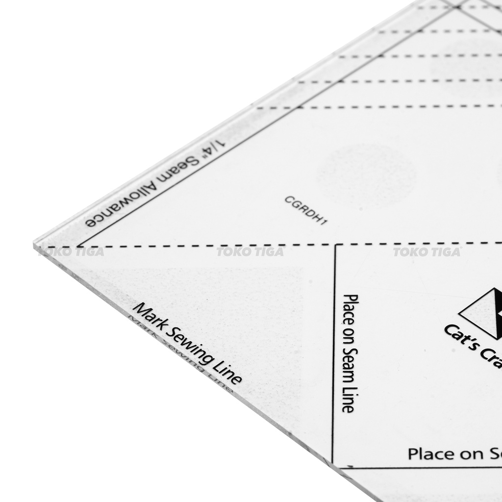 Penggaris Patchwork Quilting Cat's Cradle / Square Ruler 7&quot; (CGRDHI)