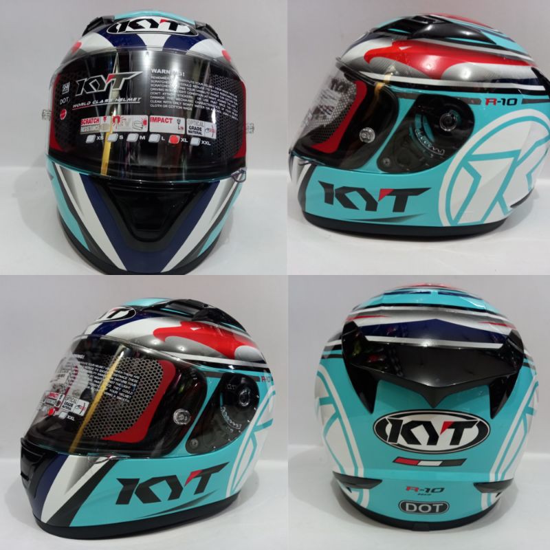 HELM KYT R10 AQUAMARINE FULL FACE