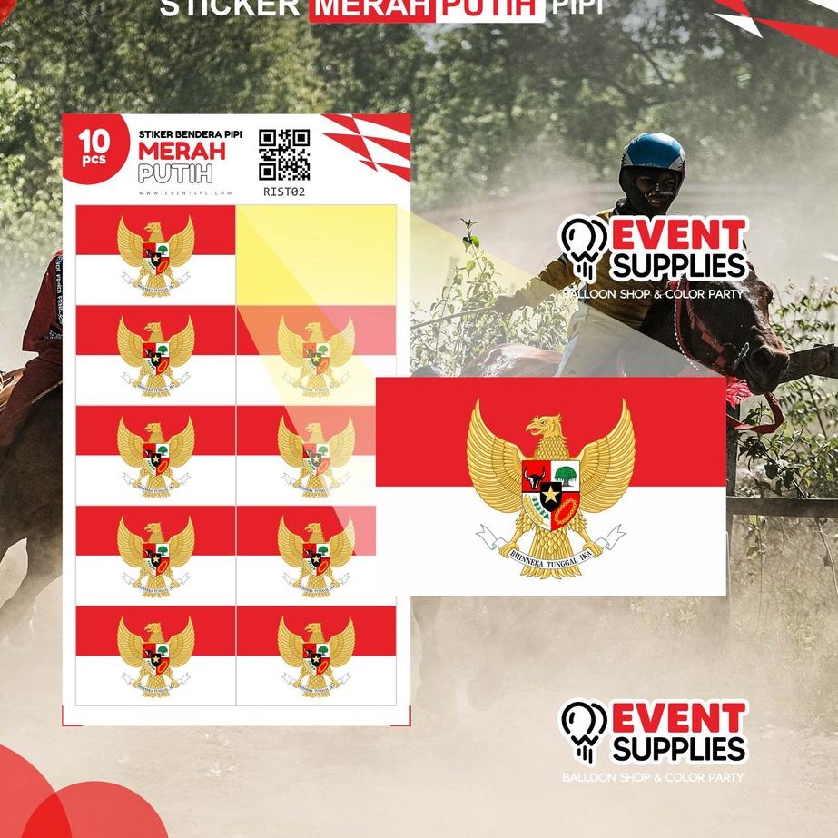 

Kirim Langsung BJC9E [10Pcs] Sticker Pipi HUT RI Bendera Merah Putih / Stiker Kemerdekaan Indonesia / Pancasila / I Love 78 ❋Terlaku.