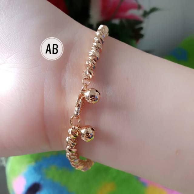 Gelang xuping biji lada kerincing cantik n10593