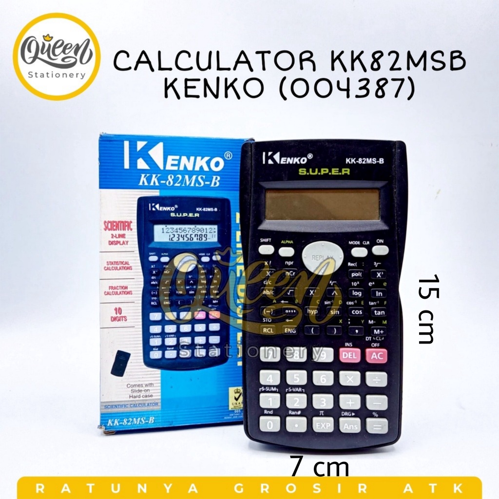 

1 PCS CALCULATOR KK82MSB KENKO / KALKULATOR / ALAT HITUNG (004387)
