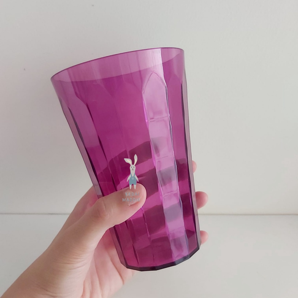 Gelas Crystal Tupperware Gelas Acrilic (Ungu)