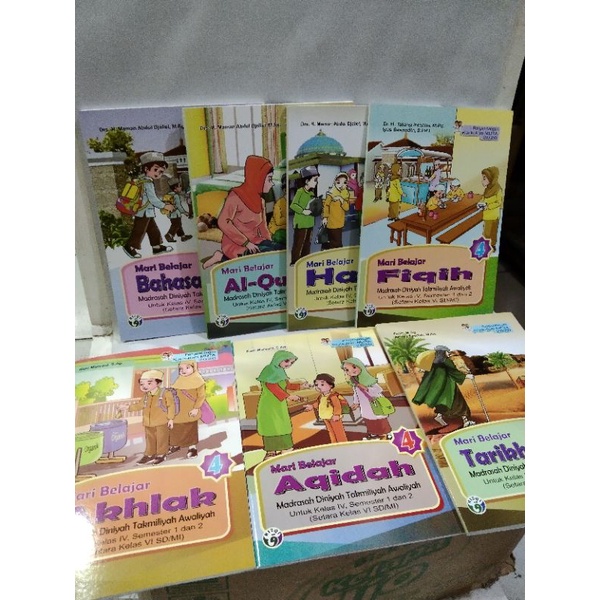 

buku satu paket madrasah Diniyah takmiliyah awaliyah kelas 4 pengembangan kurikulum mdta 2020