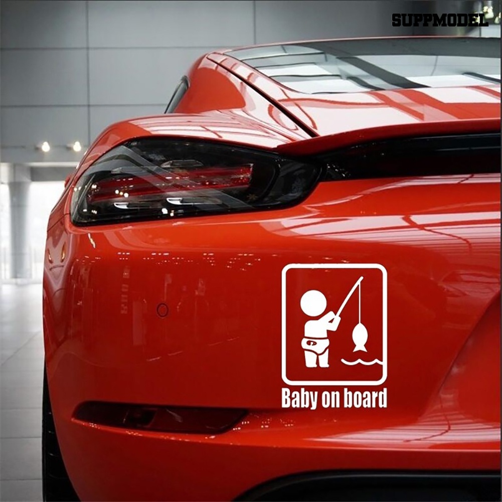Stiker Reflektif Tulisan Baby on Board Untuk Dekorasi Mobil